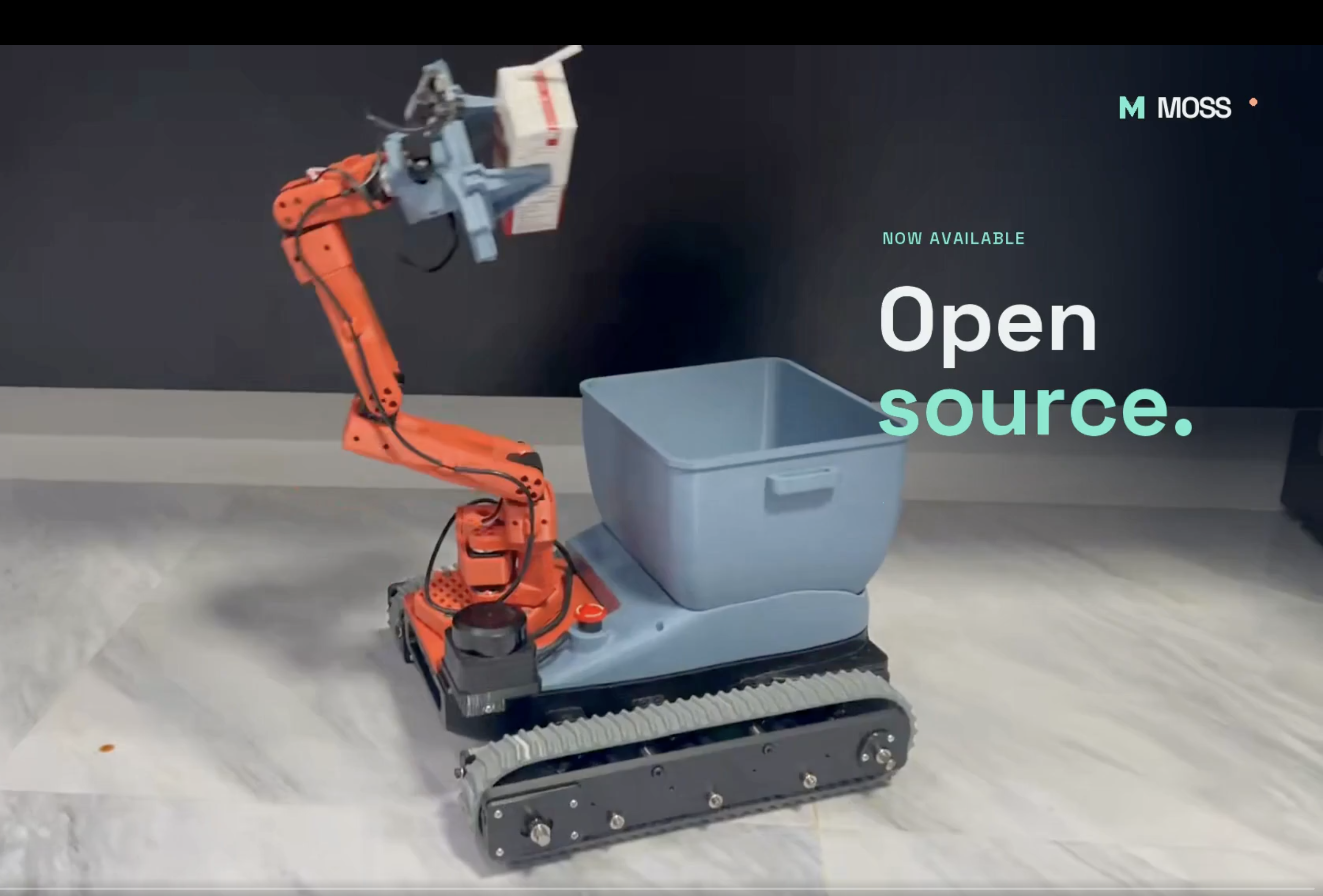 MOSS the litter-picking robot